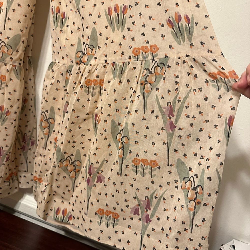 Authentic Red Valentino silk blend wide size EU 40 - Picture 4 of 11